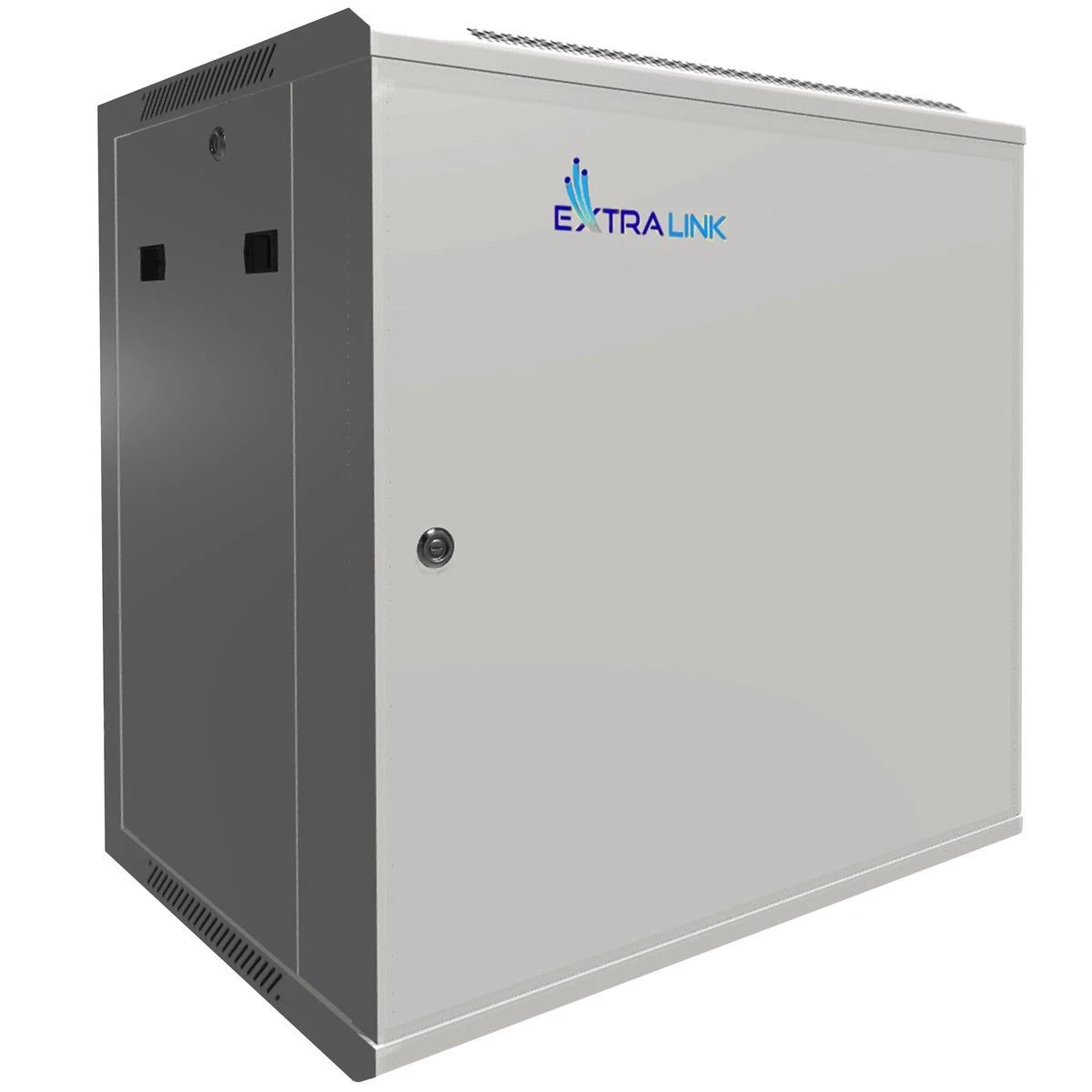 Extralink sienas skapis 12U 600x450 pelēks