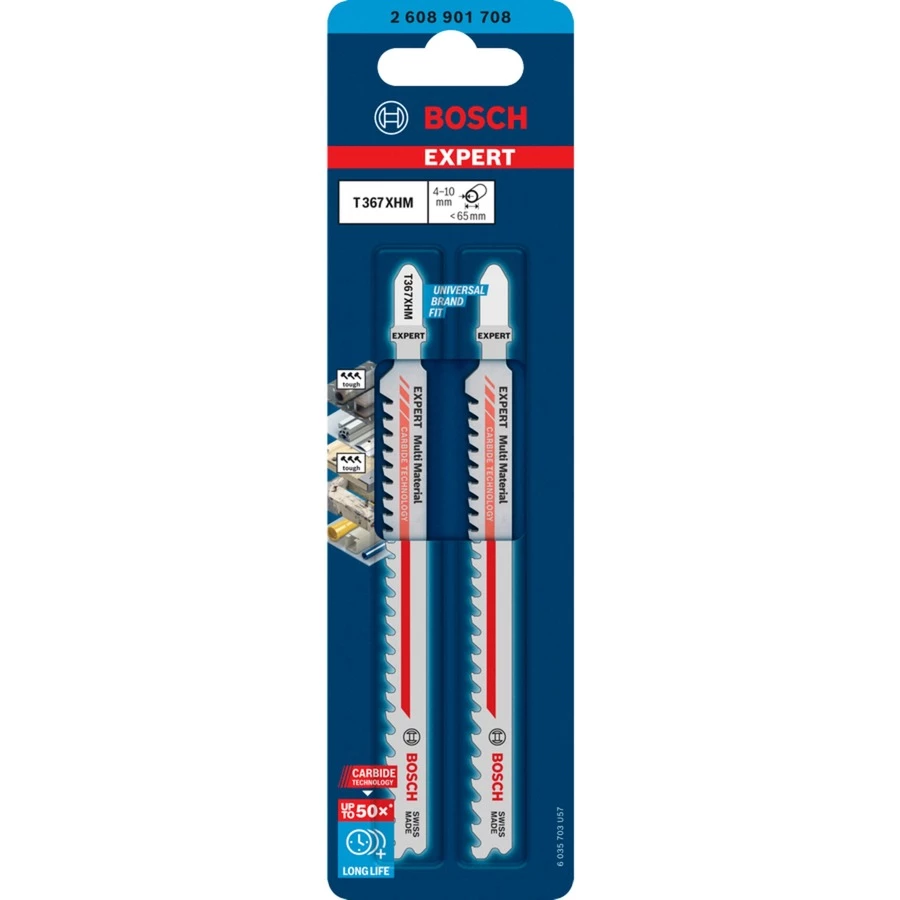 Bosch T367XHM finierzāģa asmens, karbīds, 2