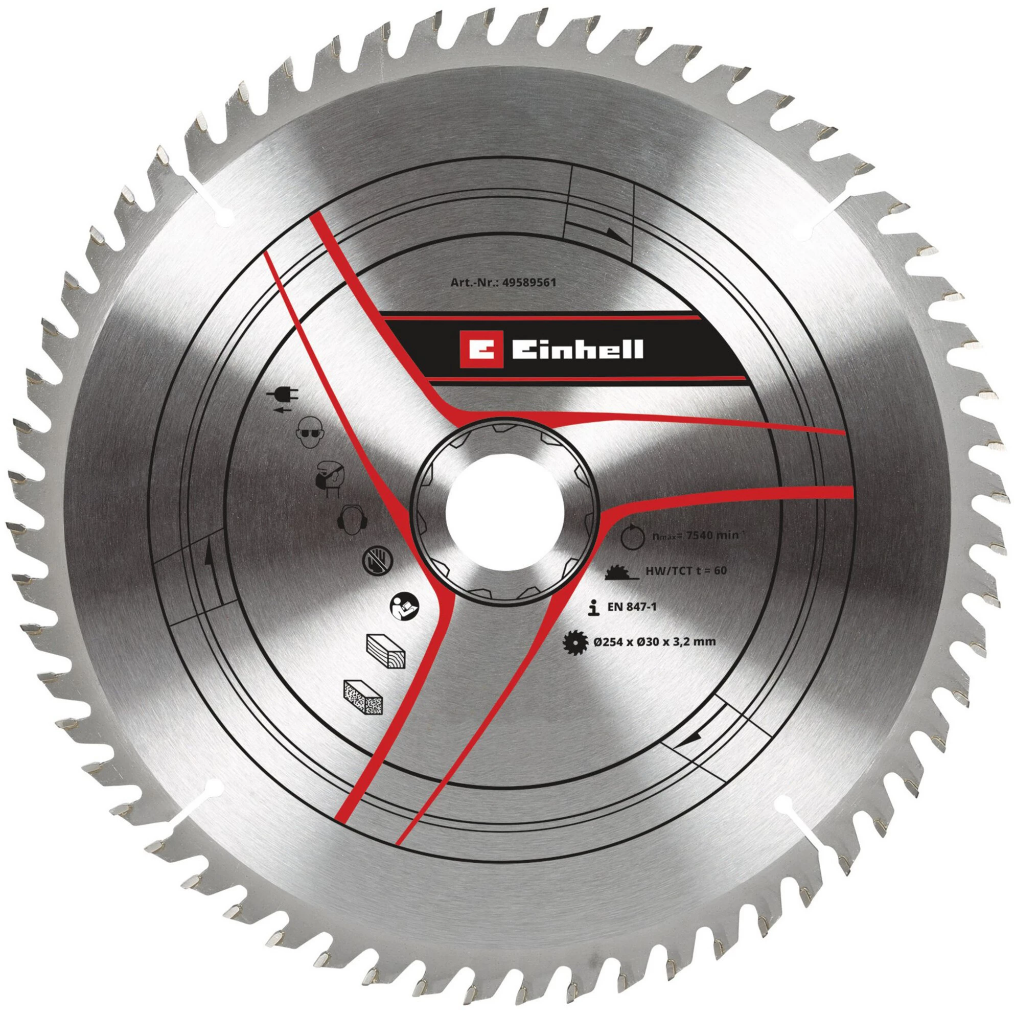 KWB Ripzāģa asmens TCT Ø 254