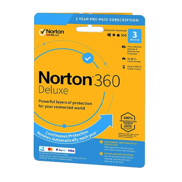 Norton 360 Deluxe | 3 ierīces