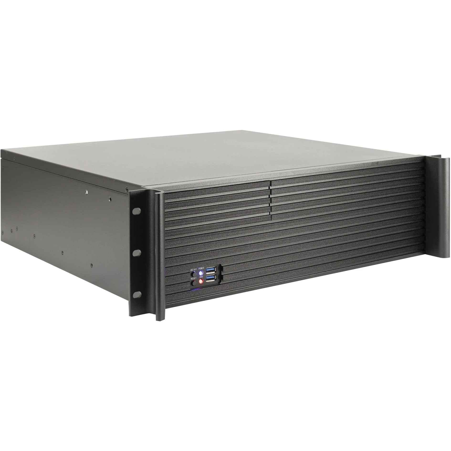 Servera korpuss Inter-Tech 3U-K-340L Melns ATX
