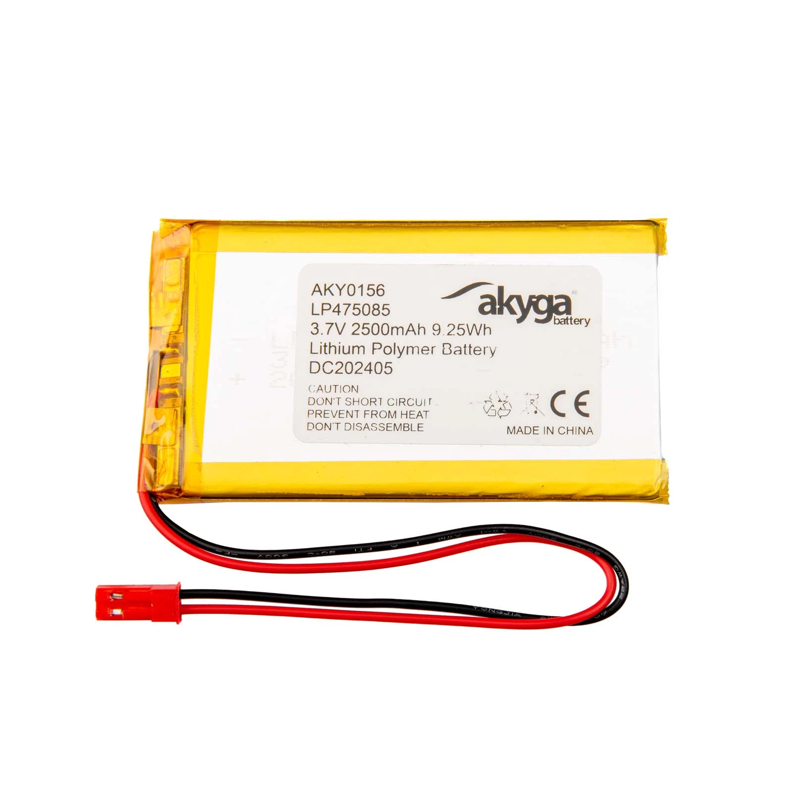 Akyga AKY0156 LP475085 Li-Po akumulators 3