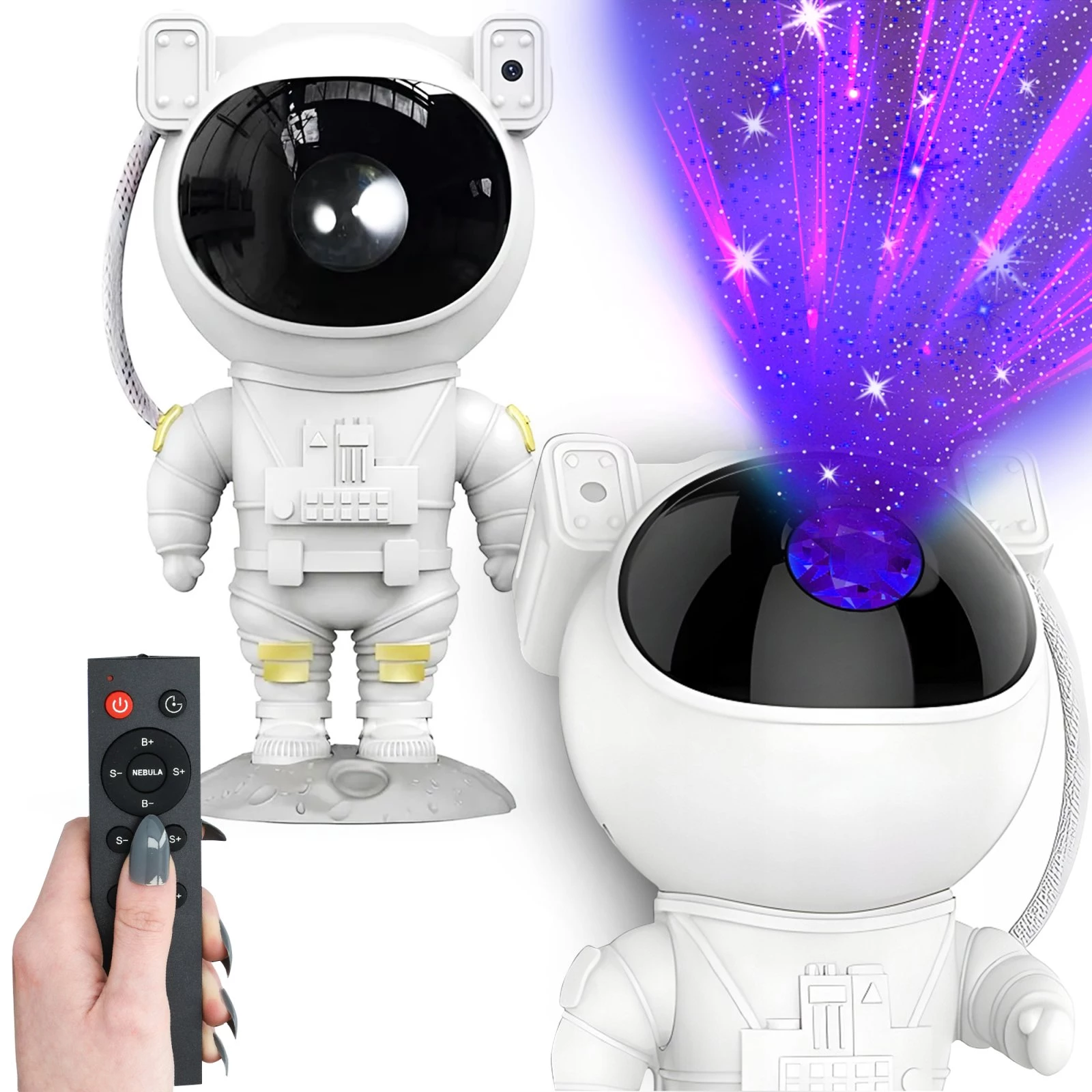 Nakts gaisma zvaigžņu projektors bērniem, Astronauta