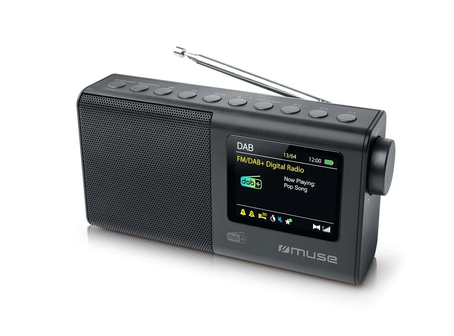 Pārnēsājamais radio muse M-117 DB —