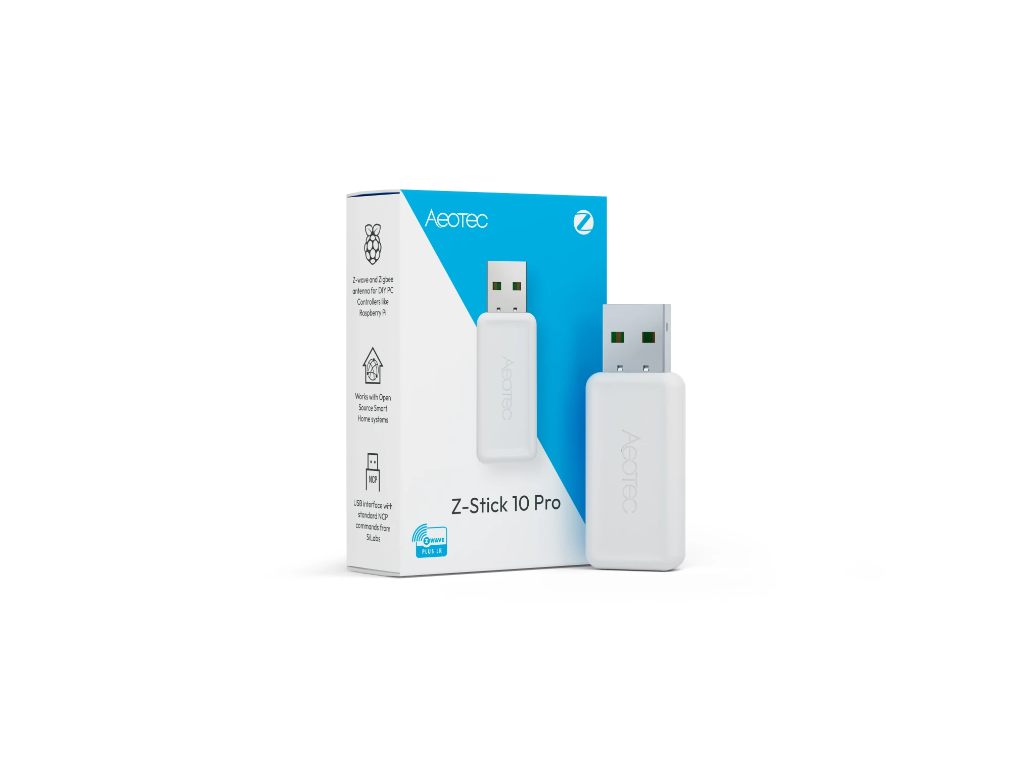 USB Z‑Wave un Zigbee uztvērējs AEOTEC