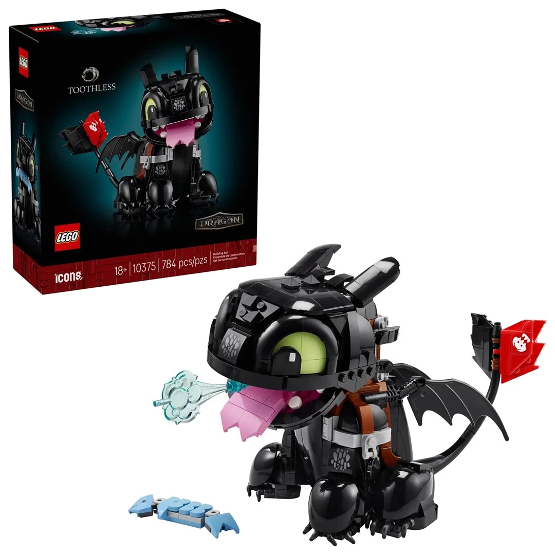 LEGO ICONS 10375 Kā pieradināt pūķi: