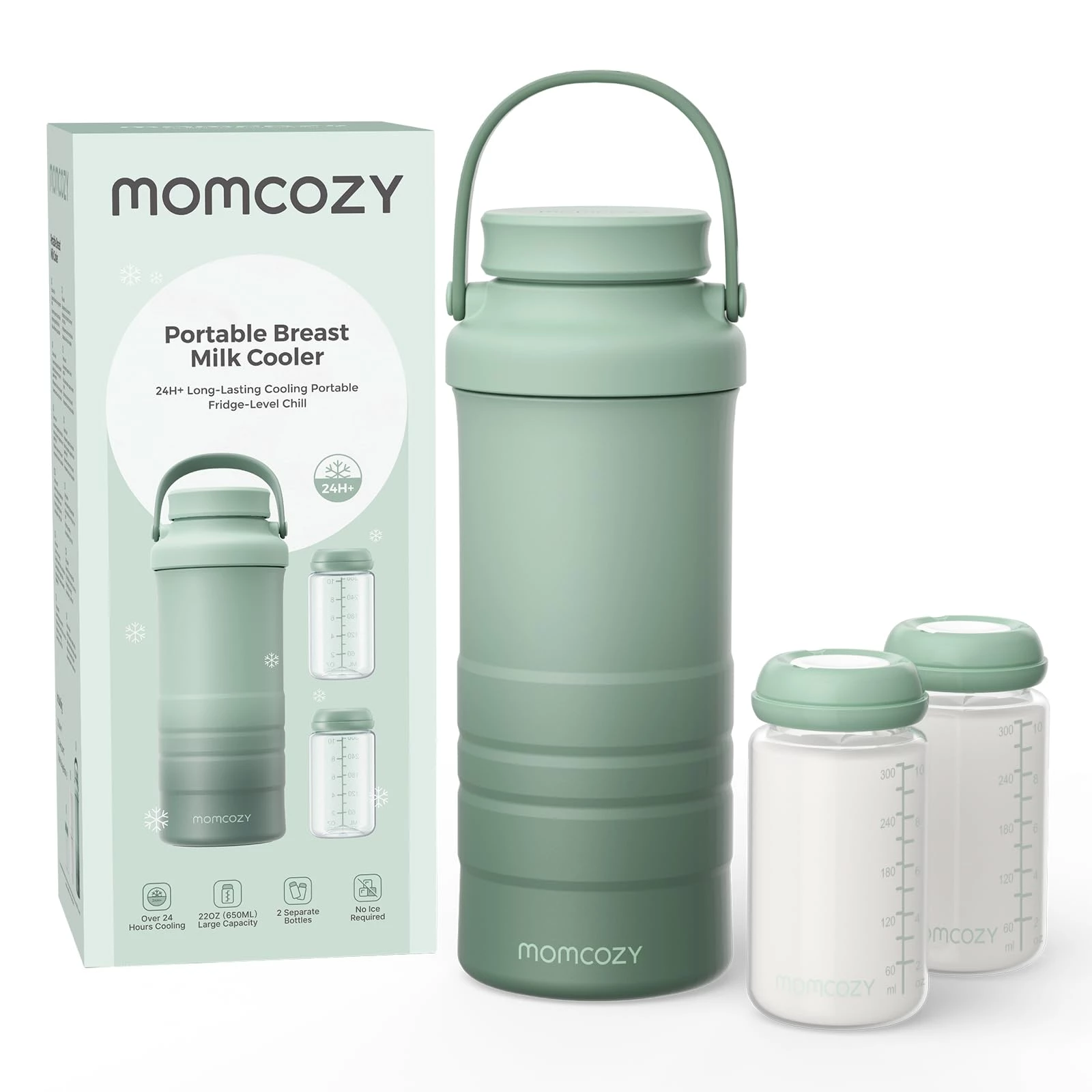Momcozy CM01 Pārnēsājams Krūts Piena Dzesētājs