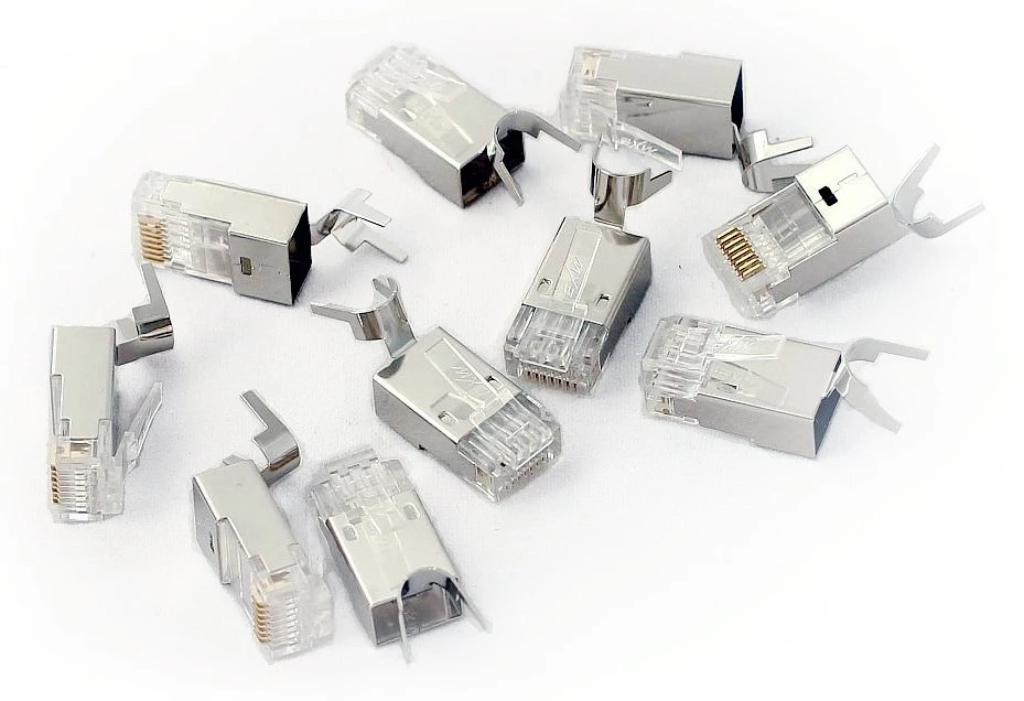 Savienotājs RJ45 Pelēks Digitus X-ML-6F-OD-IMP Vīriešu