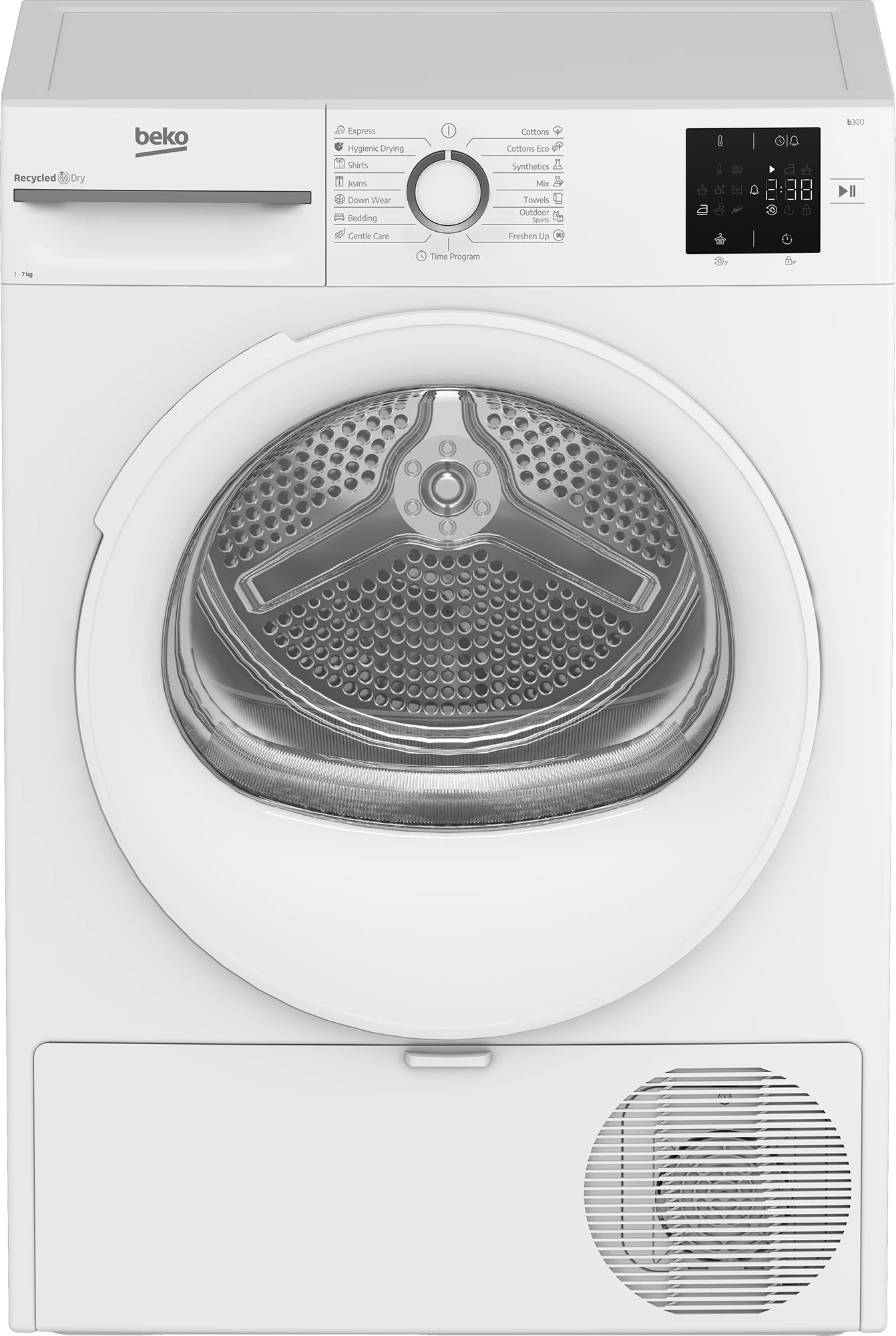 BEKO žāvētājs BM3T372E0W, 7 kg, Energoklase