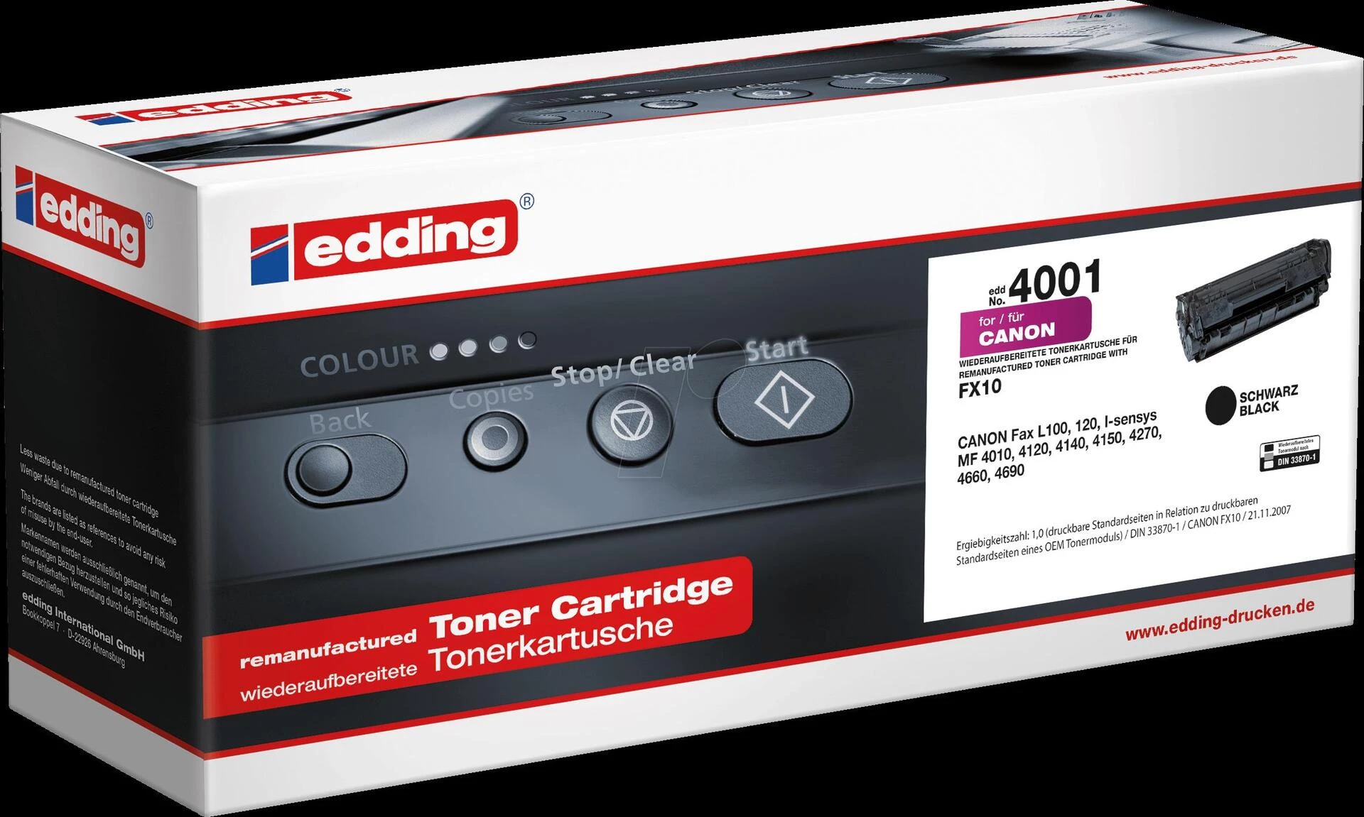 EDDING EDD-4001 - Tonera kasetne -