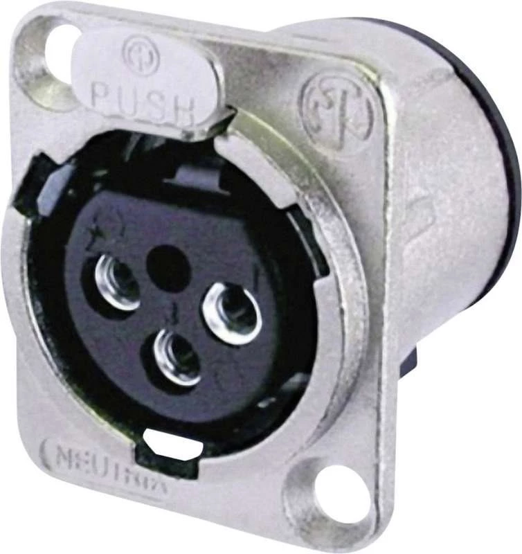 Neutrik NC3FD-V Savienojamības Piederums Sudraba