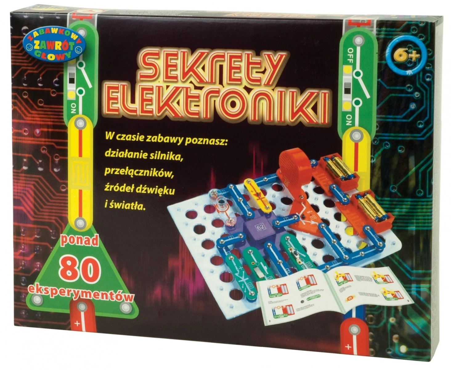 Mācību elektronikas komplekts Dromader Sekrety Elektroniki