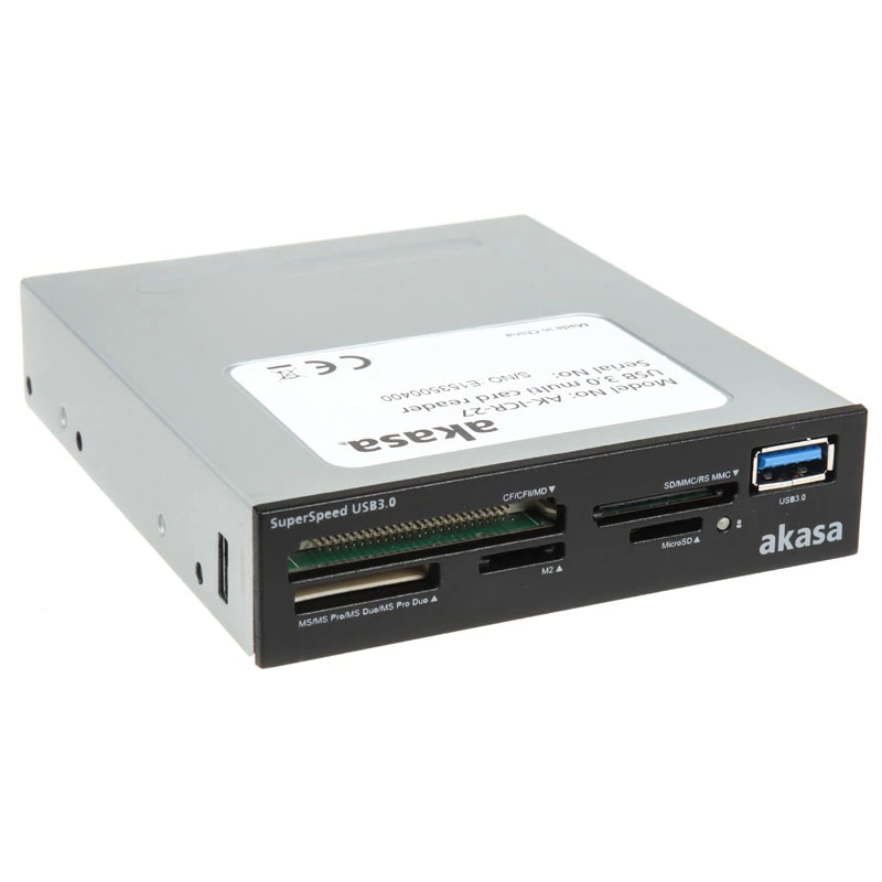 Akasa AK-ICR-27 iekšējais karšu lasītājs USB