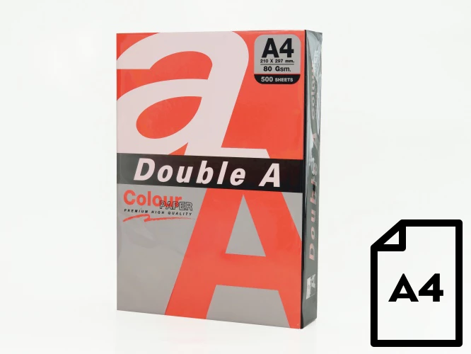 Krāsainais papīrs Double A, 80g, A4