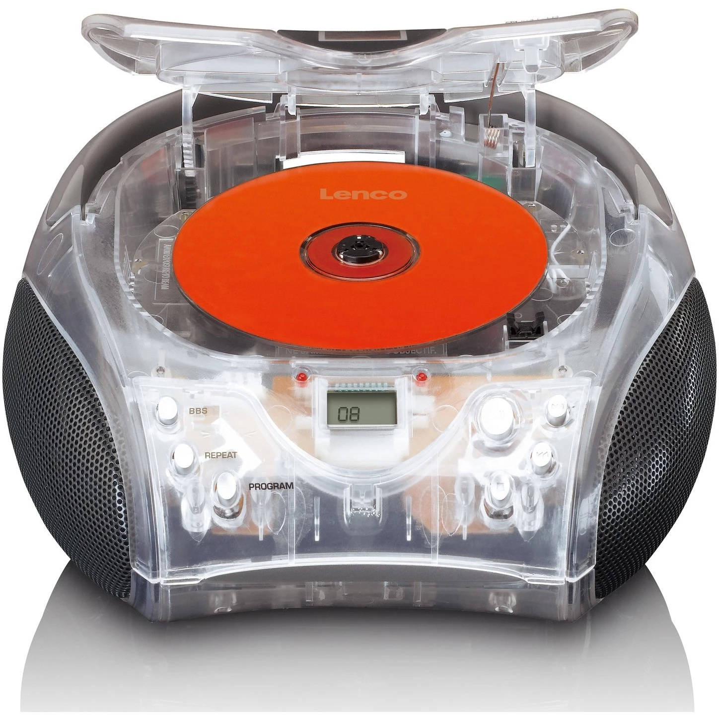 Pārnēsājams radio CD atskaņotājs Lenco SCD-24TR