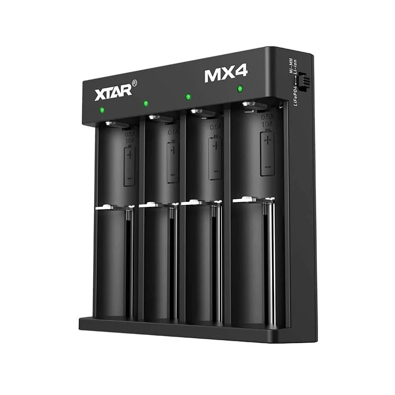 Lādētājs akumulatoriem XTAR MX4 4-slotu universāls