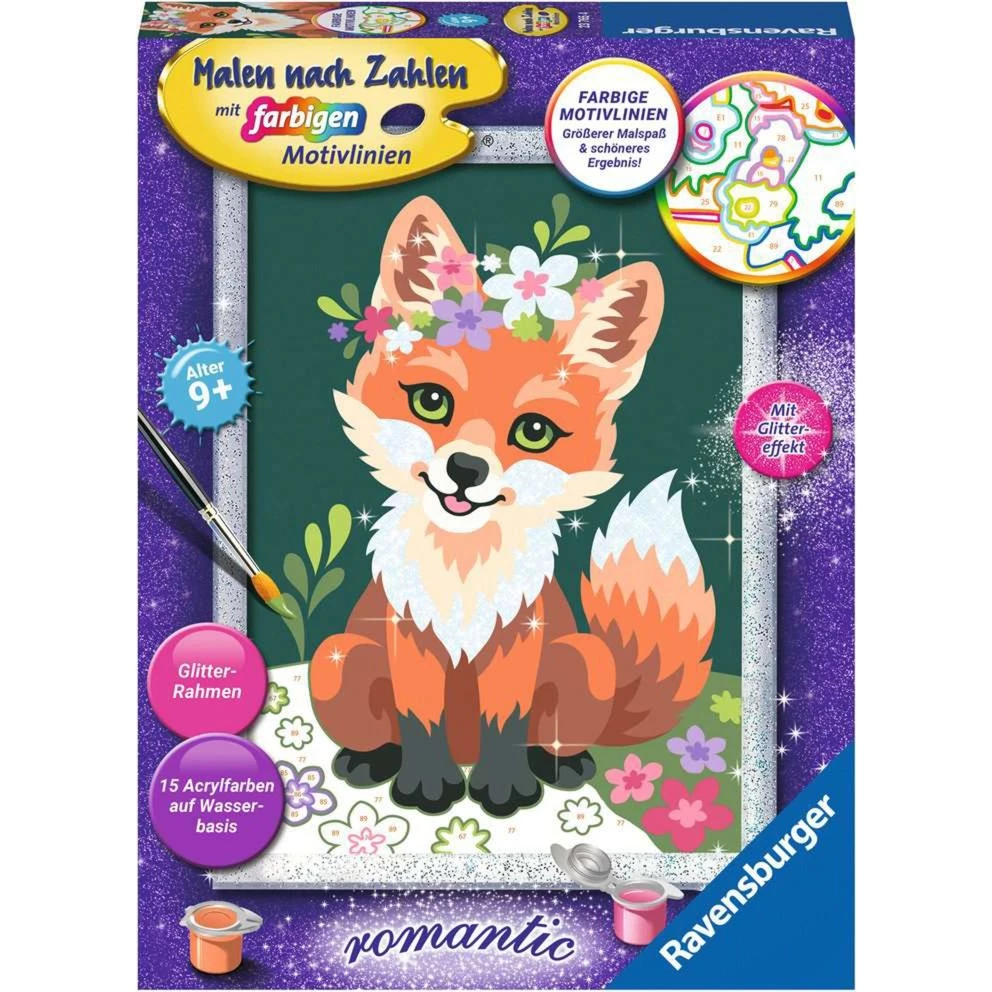 Ravensburger Krāsošana pēc numuriem - Ziedu