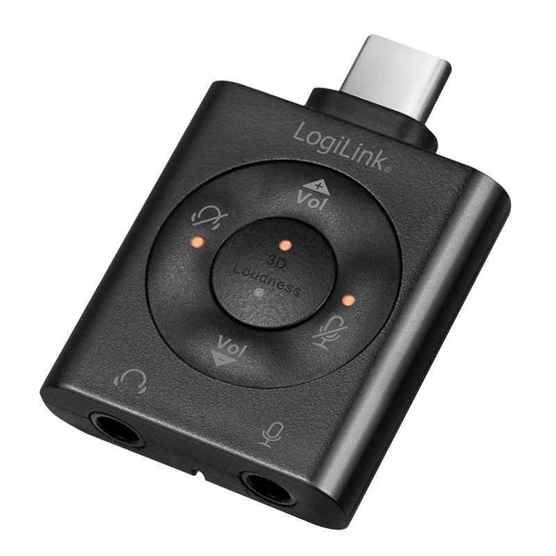 USB 3.2 audio adapteris USB-C