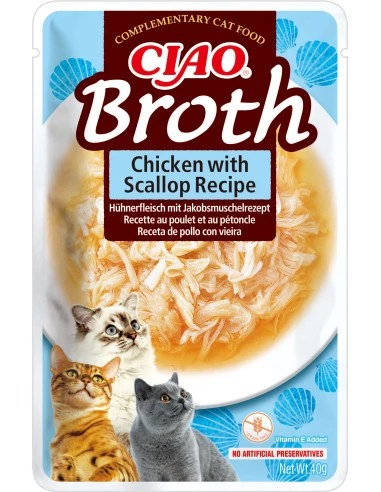 Slapjš kaķu našķis INABA Ciao Broth