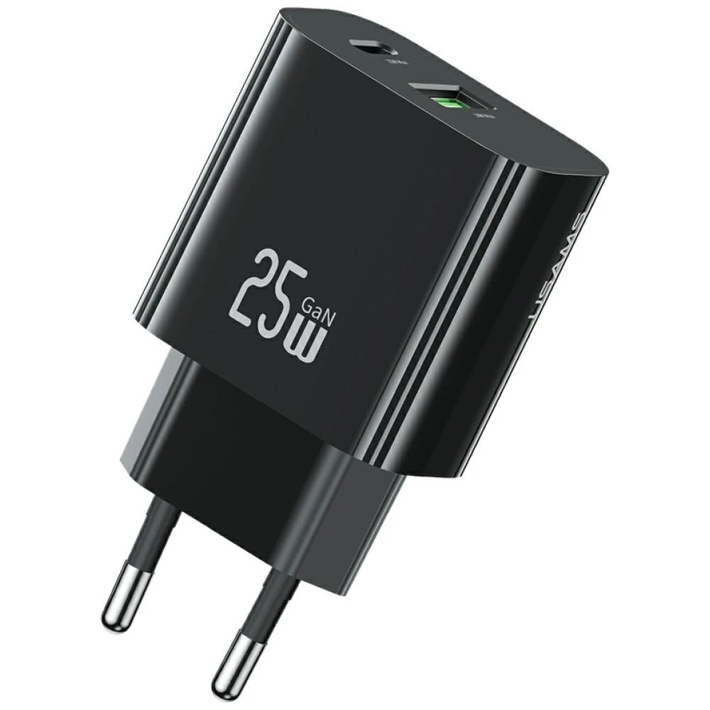 USB lādētājs usams USA001629 25W 1×USB-C