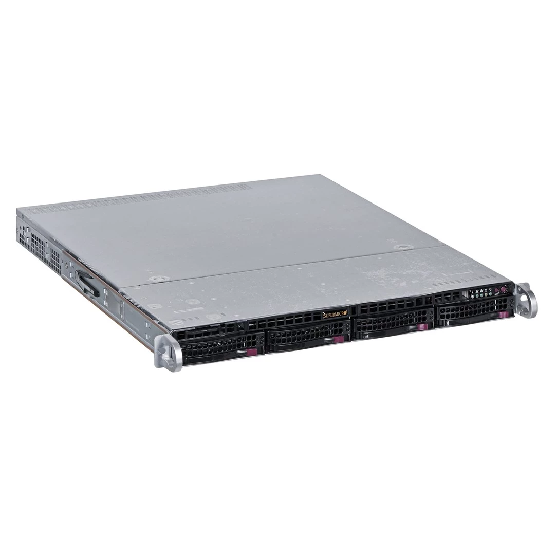 Supermicro SuperChassis 813MFTQC-350CB2 Rack korpuss, melns