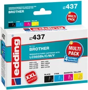 Edding printera kasetnes EDD-437 melna, ciāna