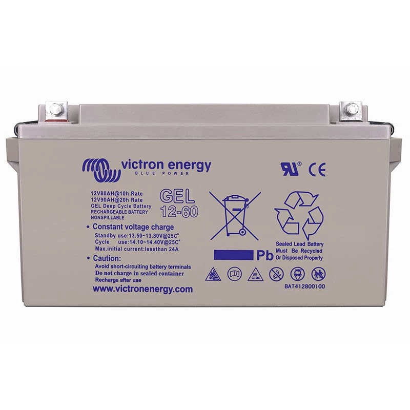12V 60Ah Gēla dziļā cikla akumulators