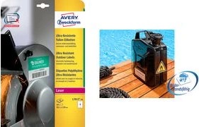 Avery Zweckform L7915-40 baltas uzlīmju lapas