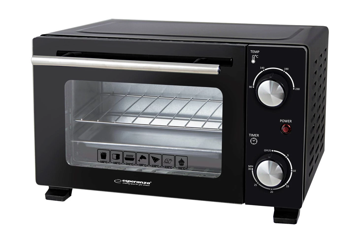 Mini krāsns ESPERANZA EKO007N, 10 L