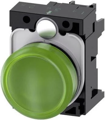 Siemens signālspuldze plakana zaļa 230 V/AC