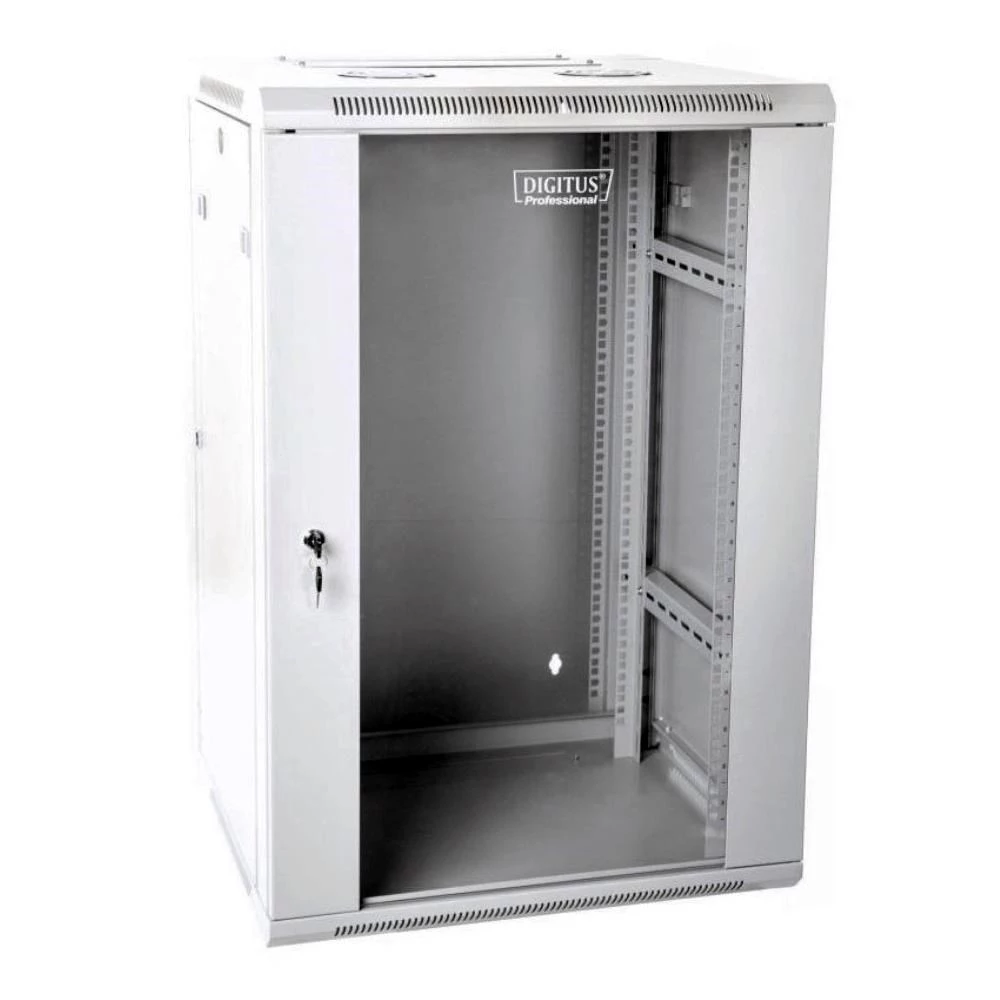Wall-mounted network cabinet 19 18U rack