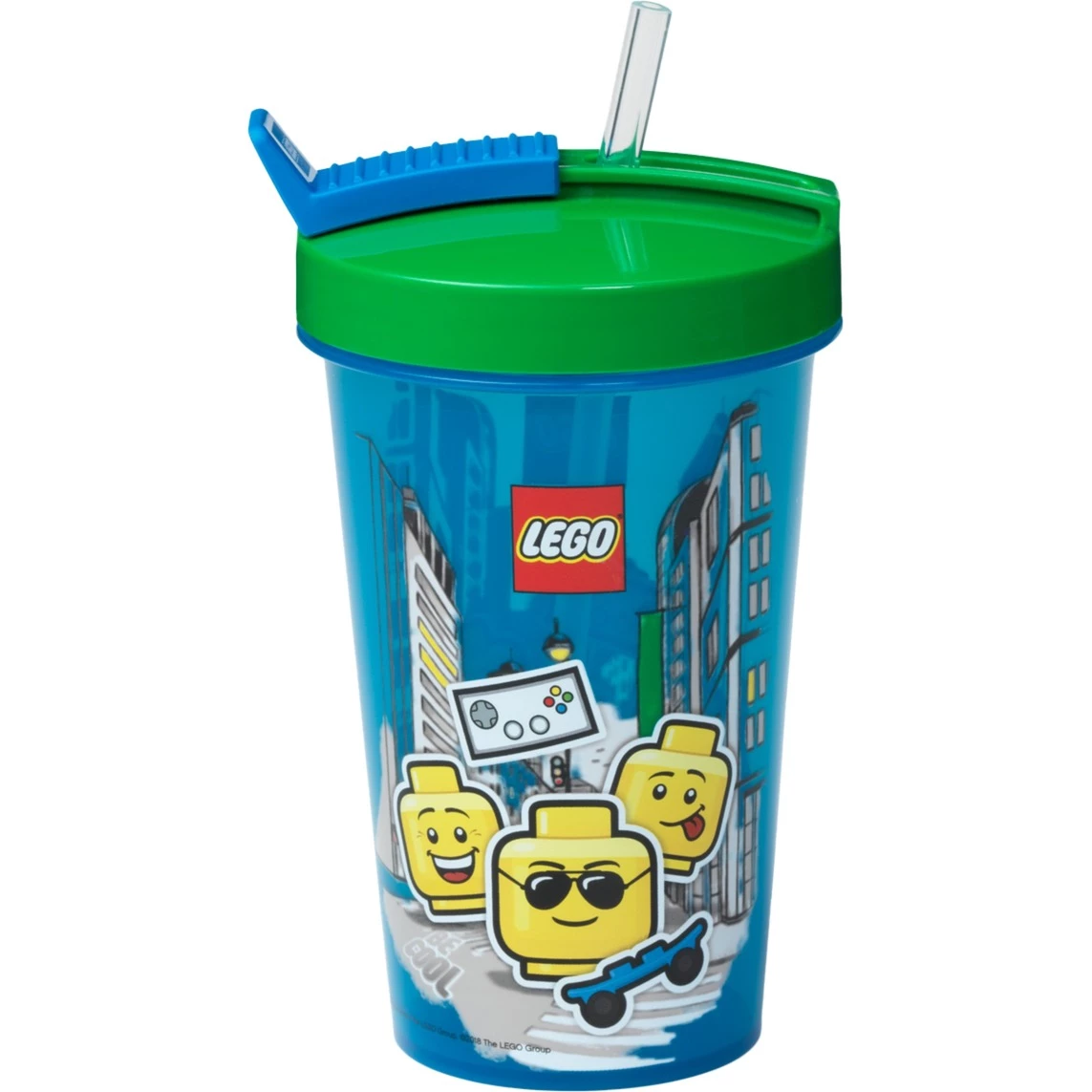 Room Copenhagen LEGO krūze ar salmiņu