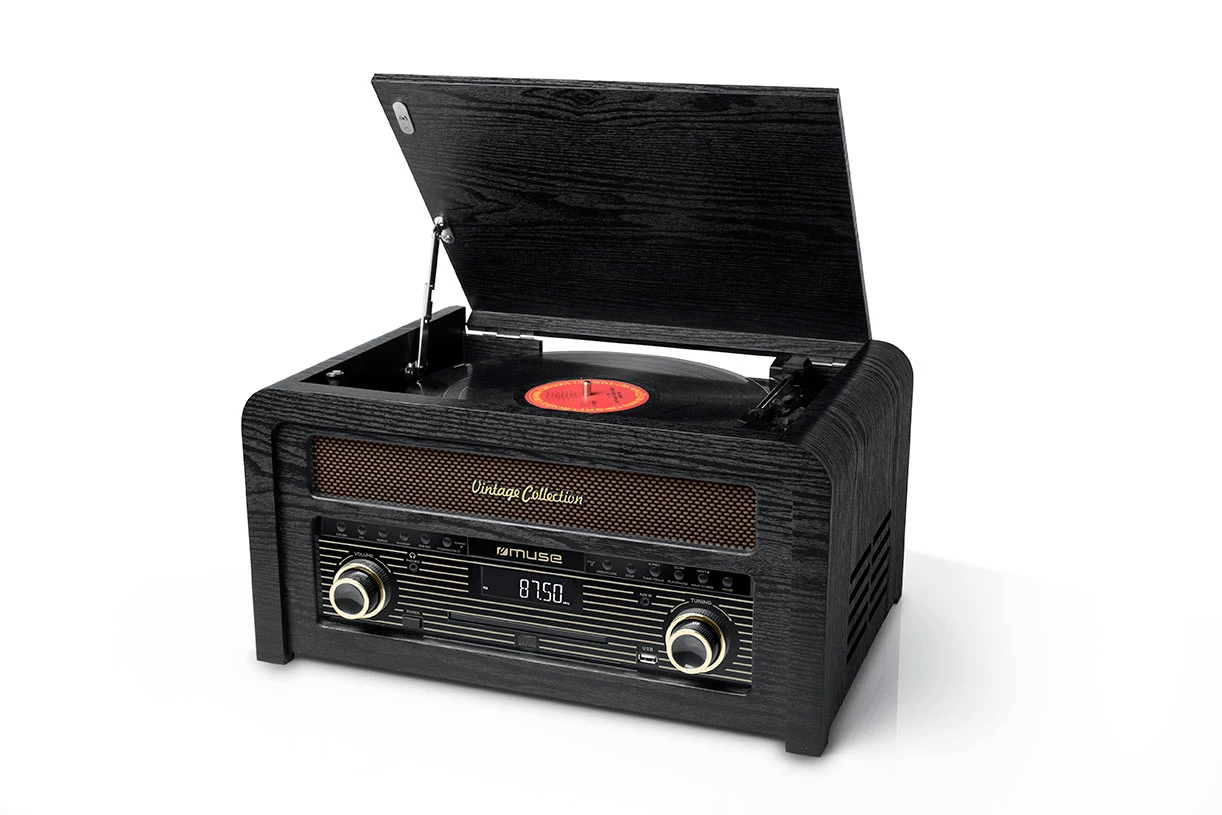 Atskaņotājs muse MT-115 W — melns/zelta