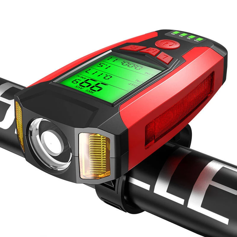 Velolukturis Superfire BM01 4-in-1 USB uzlādējams