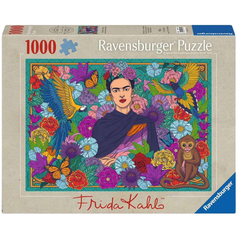 Puzzle - Fridas paradīze: Papagaiļi, Pērtiķi