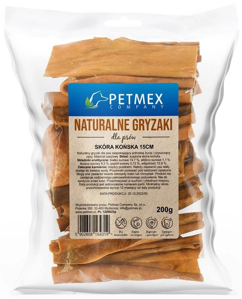 PETMEX Zirga āda - suņu našķis