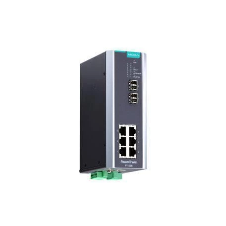 Industriālais Ethernet slēdzis MOXA PT-508-SS-LC-HV —