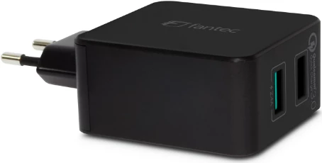 Fantec QC3-A21 lādētājs mobilajām ierīcēm, melns