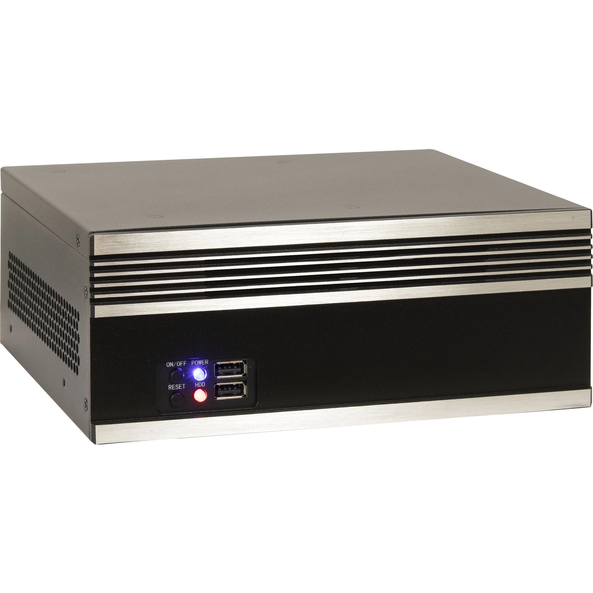 Korpuss INTER-TECH S21 melns/sudrabs ATX atbalsts