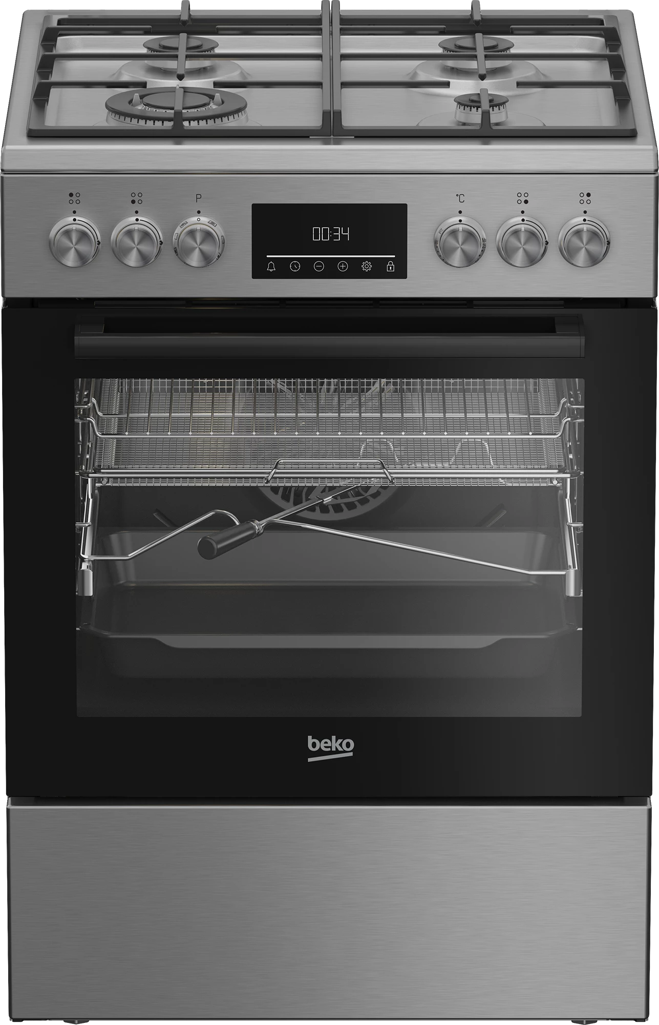BEKO Plīts FBMA61330GXDT | Gāzes virsma