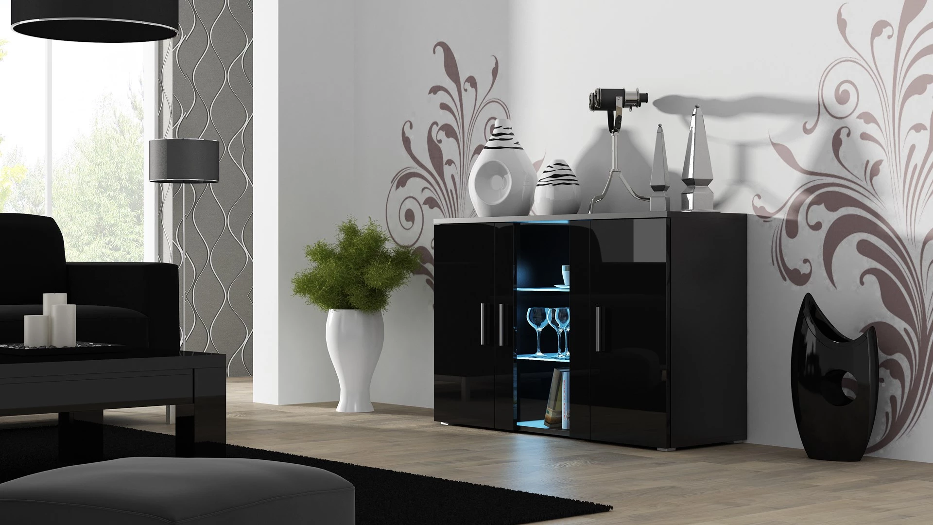 Sānu skapis Cama SOHO S7 120