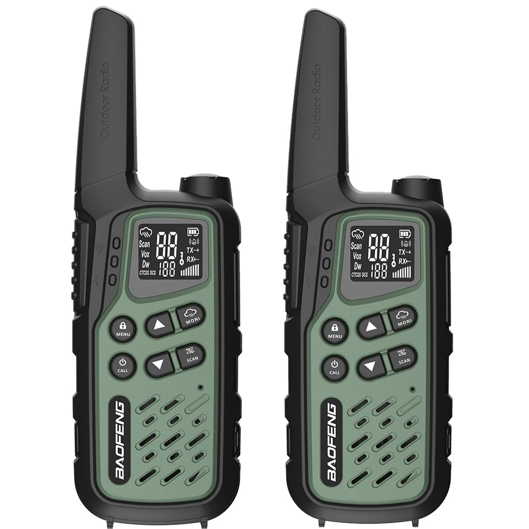 Pārnēsājamas rācijas Baofeng BF-T25E komplekts —