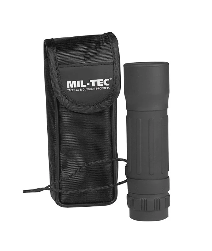 Mil-Tec 10x25 monokulārs - Melns -