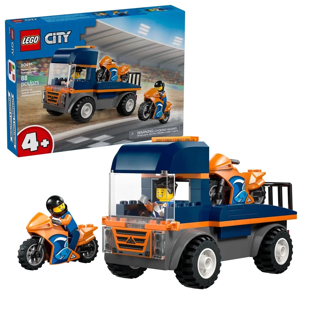 LEGO CITY 60491 Motociklu pārvadātājs