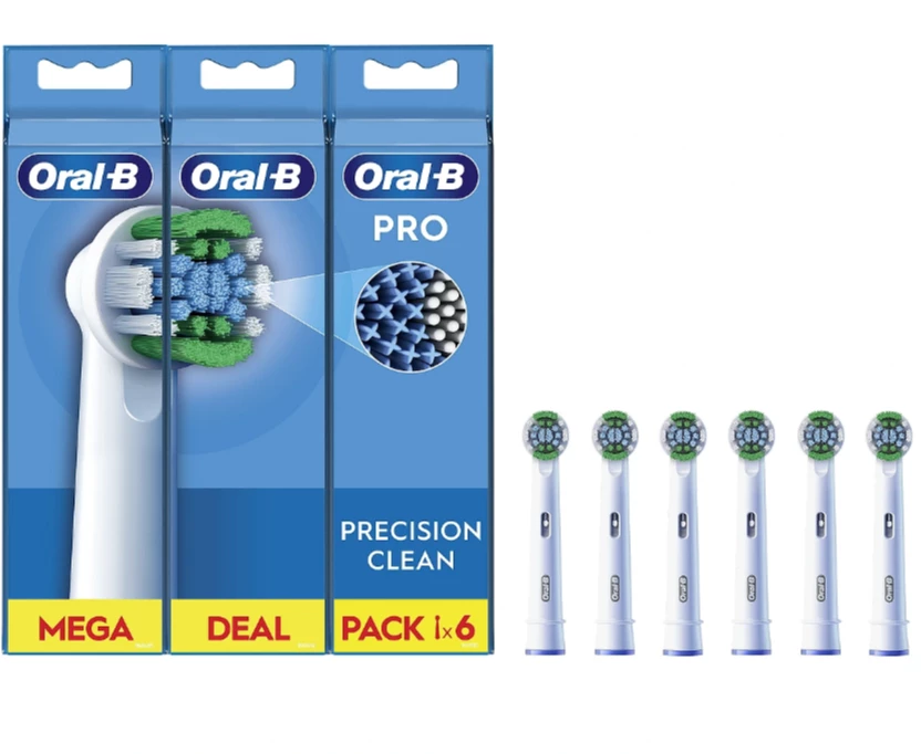 Oral-B EB20RX-6 Precision Clean nomaināmās galviņas