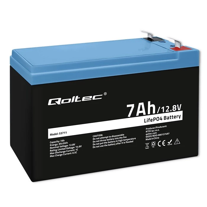 LiFePO4 akumulators 12.8V 7Ah, 89