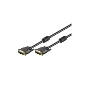 Wentronic Goobay DVI-D FullHD kabelis Dual