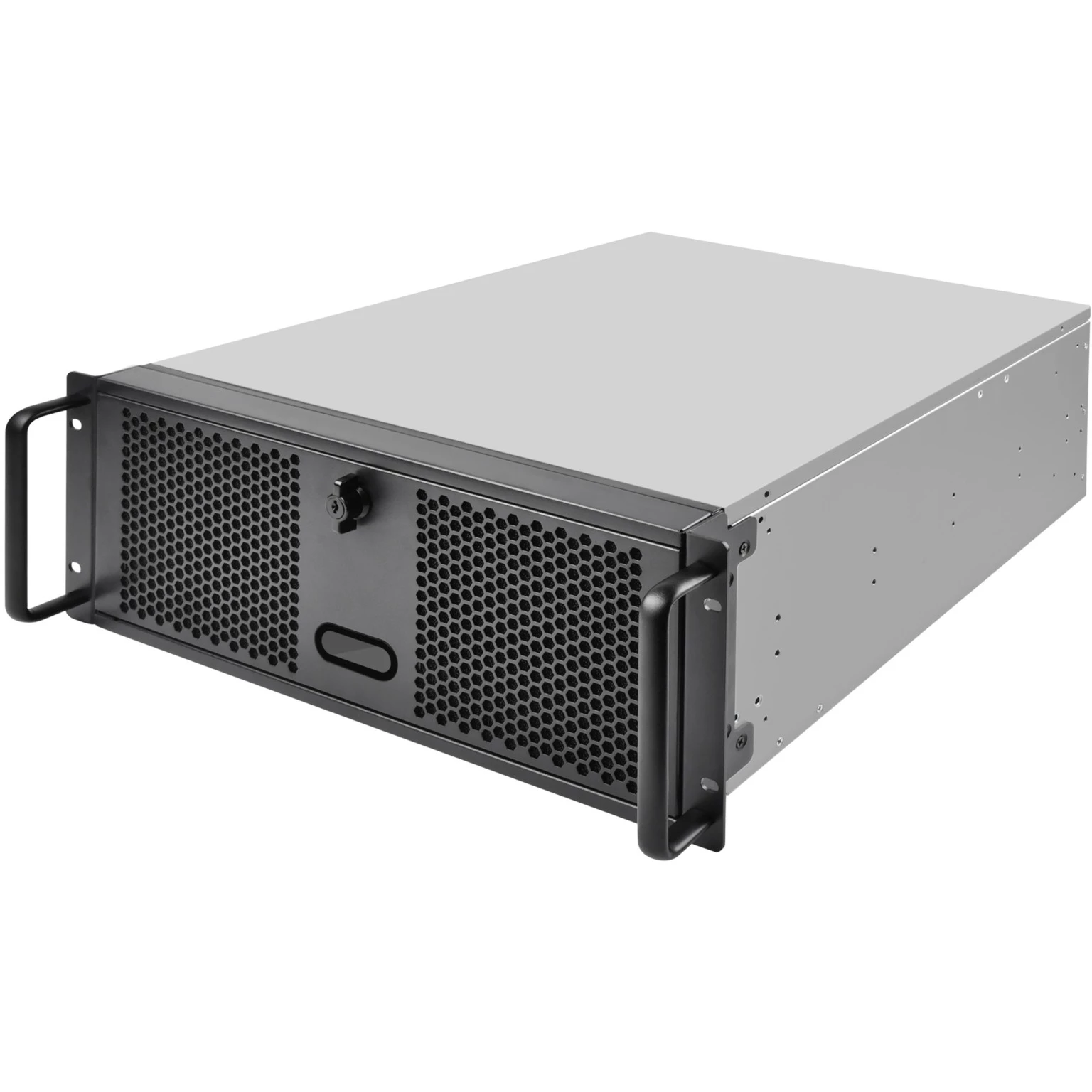 Silverstone RM400 Rack 4U Melns, Pelēks