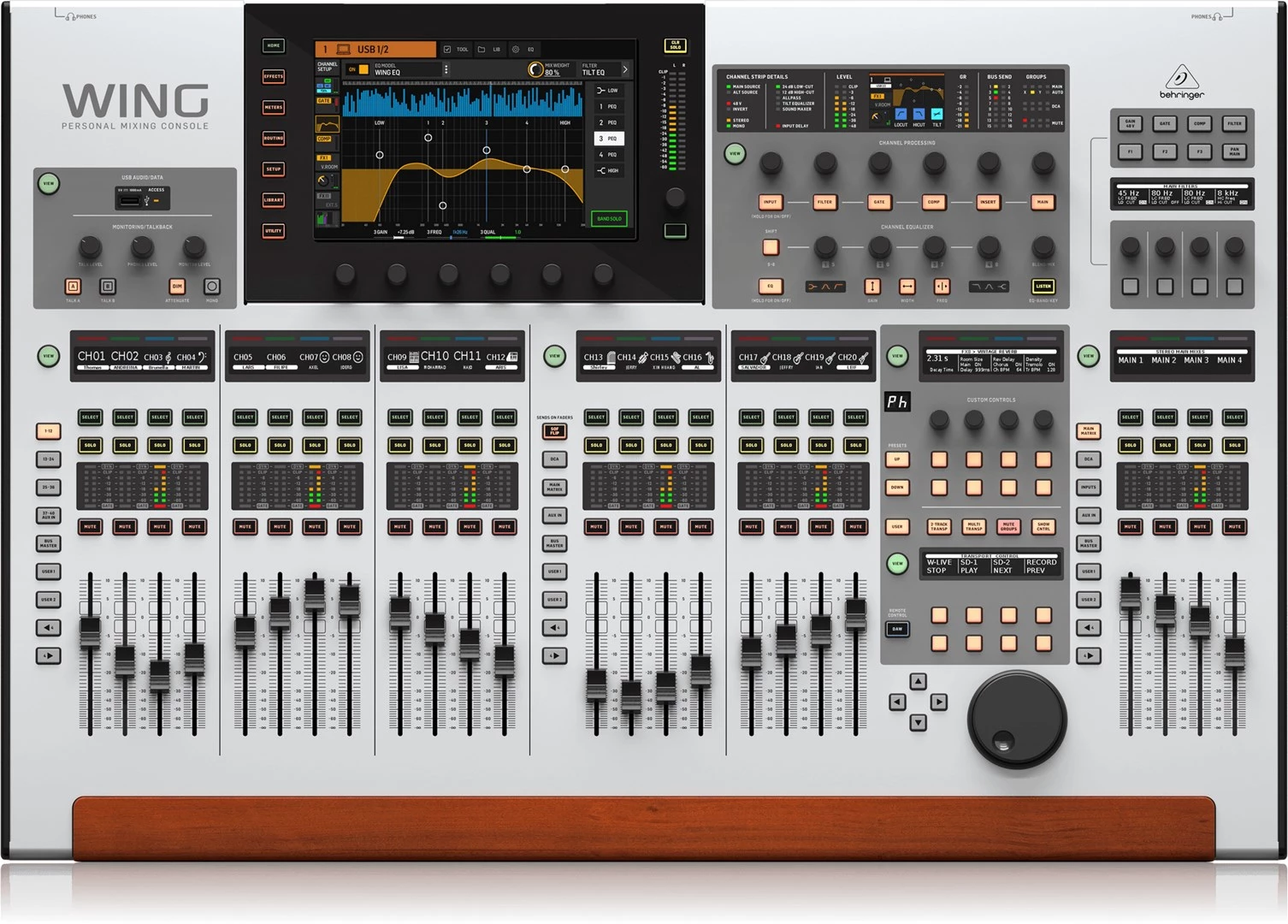 Behringer WING audio mikseris 48 kanāli