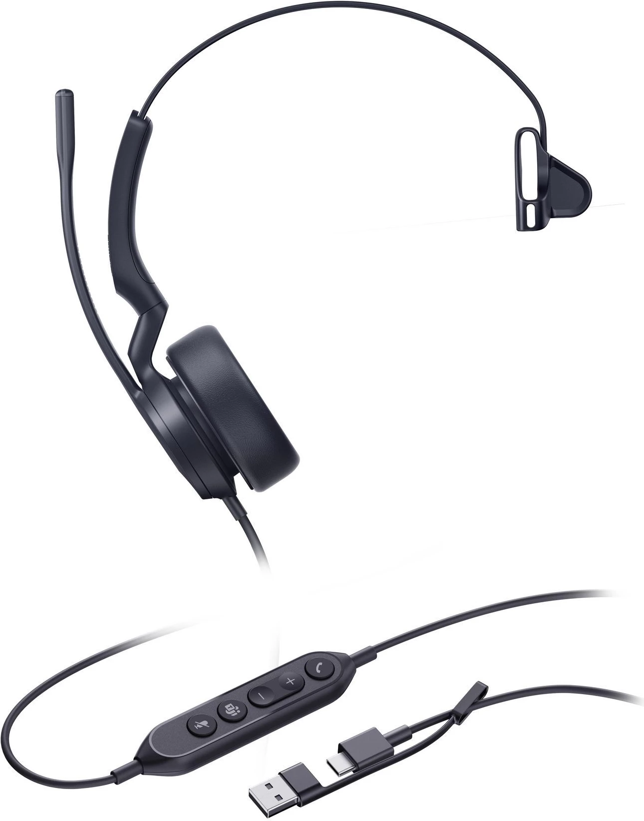 Yealink UH44 Mono Teams USB-C/A viens